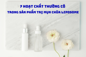 7 hoạt chất thường có trong sản phẩm trị mụn chứa Liposome