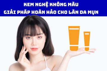 Kem nghệ không màu: Giải pháp hoàn hảo cho làn da mụn